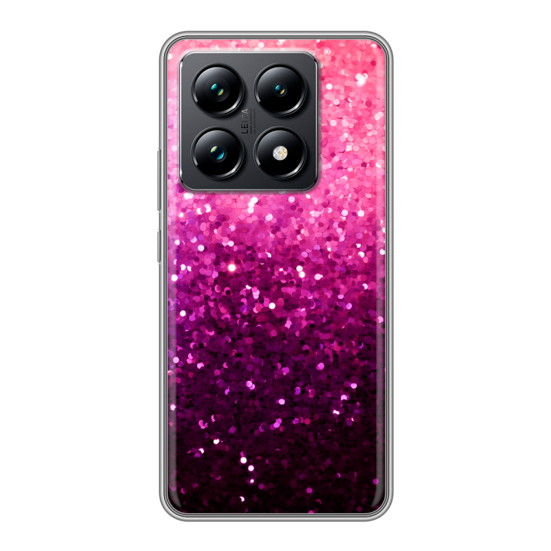 Силиконовый чехол на Xiaomi 14T Pro с принтом Блестки Силиконовый чехол на Xiaomi 14T Pro с принтом Блестки
