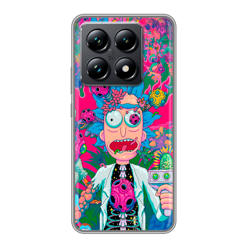 Силиконовый чехол на Xiaomi 14T Pro с принтом Рик и Морти Rick Morty Силиконовый чехол на Xiaomi 14T Pro с принтом Рик и Морти Rick Morty