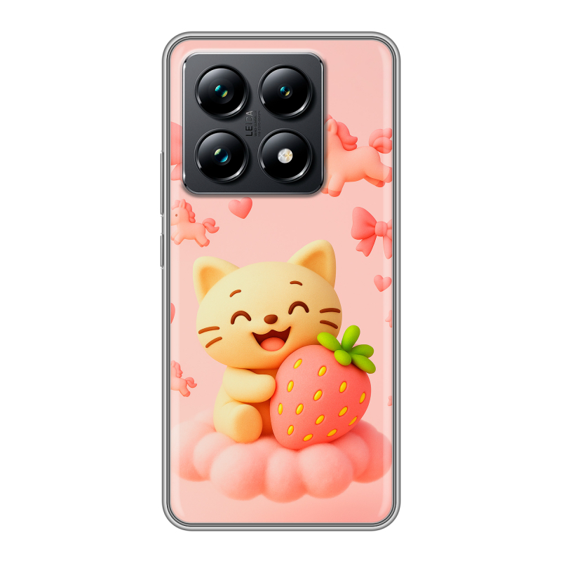 Силиконовый чехол на Xiaomi 14T Pro с принтом для девочек Силиконовый чехол на Xiaomi 14T Pro с принтом для девочек