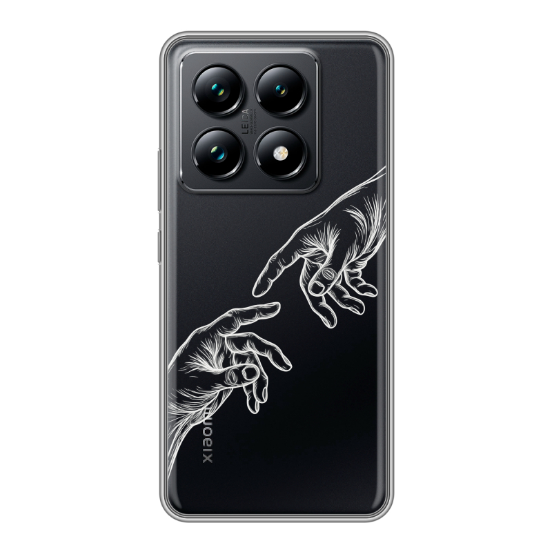 Силиконовый чехол на Xiaomi 14T Pro с принтом Сотворение мира Силиконовый чехол на Xiaomi 14T Pro с принтом Сотворение мира
