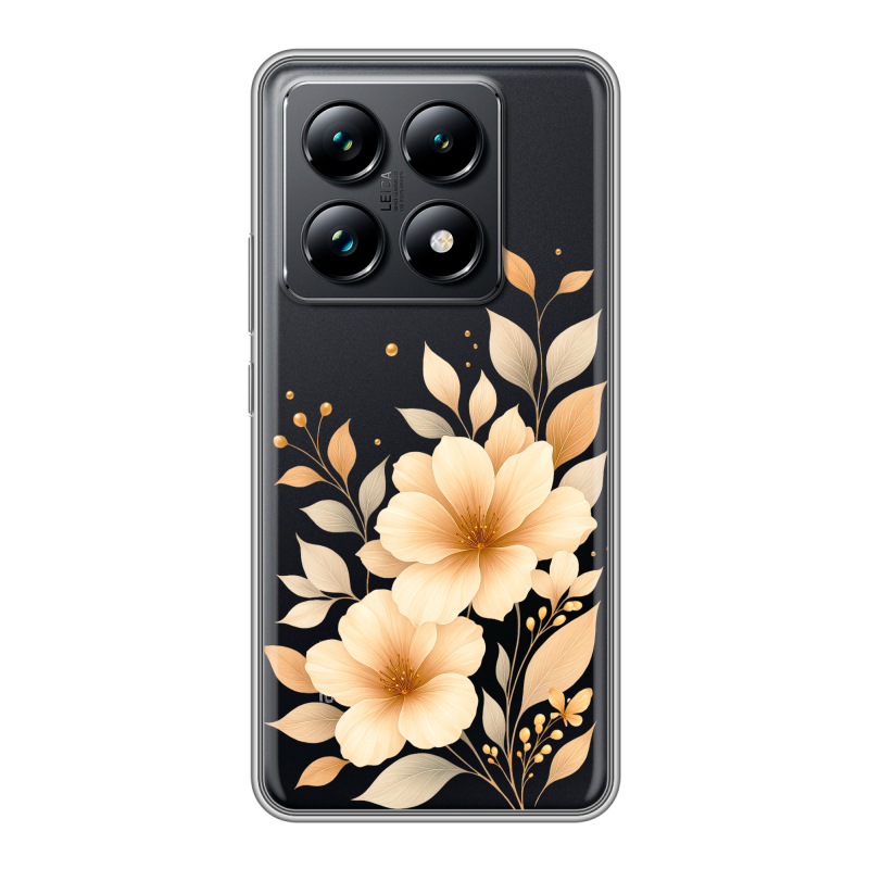 Силиконовый чехол на Xiaomi 14T Pro с принтом для девушки Силиконовый чехол на Xiaomi 14T Pro с принтом для девушки