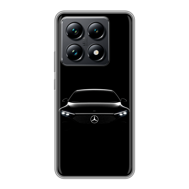 Силиконовый чехол на Xiaomi 14T Pro с принтом Mercedes Мерседес Силиконовый чехол на Xiaomi 14T Pro с принтом Mercedes Мерседес