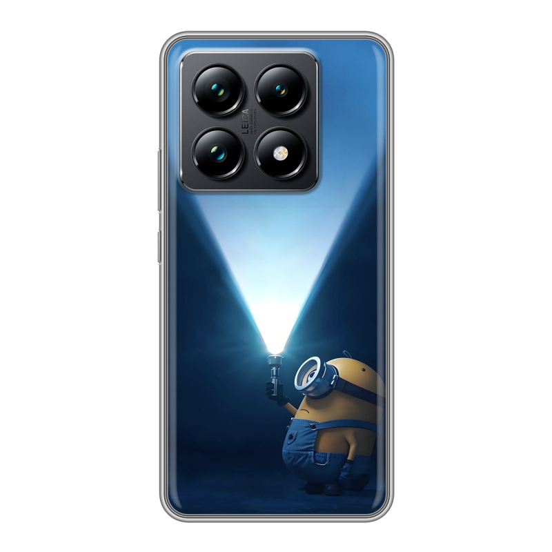 Силиконовый чехол на Xiaomi 14T Pro с принтом Миньоны Силиконовый чехол на Xiaomi 14T Pro с принтом Миньоны