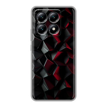 Силиконовый чехол на Xiaomi 14T с принтом Абстракция