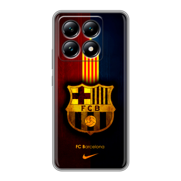 Силиконовый чехол на Xiaomi 14T с принтом Барселона Barcelona Силиконовый чехол на Xiaomi 14T с принтом Барселона Barcelona