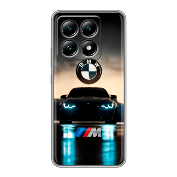 Силиконовый чехол на Xiaomi 14T с принтом БМВ BMW