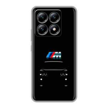 Силиконовый чехол на Xiaomi 14T с принтом БМВ BMW
