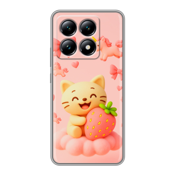 Силиконовый чехол на Xiaomi 14T с принтом для девочек