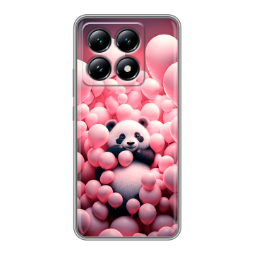 Силиконовый чехол на Xiaomi 14T с принтом Панда