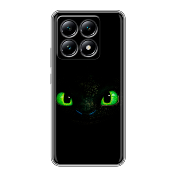 Силиконовый чехол на Xiaomi 14T с принтом Как приручить дракона