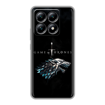 Силиконовый чехол на Xiaomi 14T с принтом Игра Престолов Game Thrones