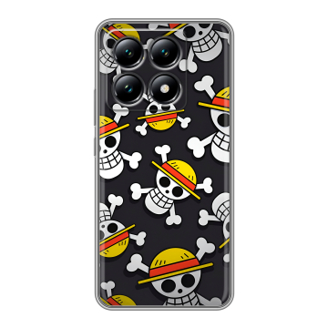 Силиконовый чехол на Xiaomi 14T с принтом One Piece Ван Пис