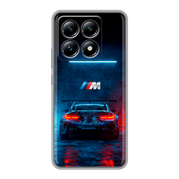 Силиконовый чехол на Xiaomi 14T с принтом BMW БМВ