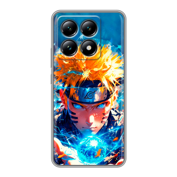Силиконовый чехол на Xiaomi 14T с принтом Аниме Наруто Naruto