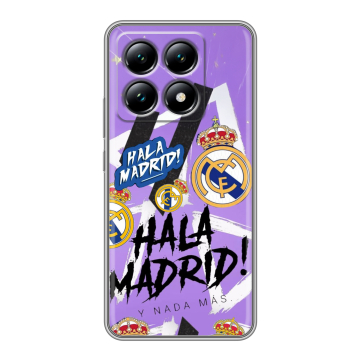 Силиконовый чехол на Xiaomi 14T с принтом Real Madrid Реал Мадрид