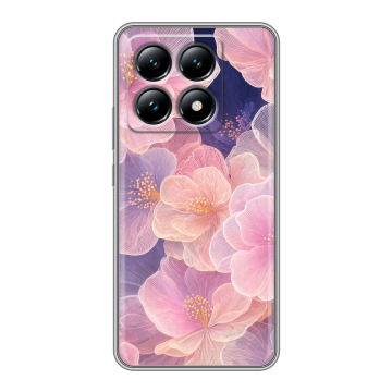Силиконовый чехол на Xiaomi 14T с принтом женский