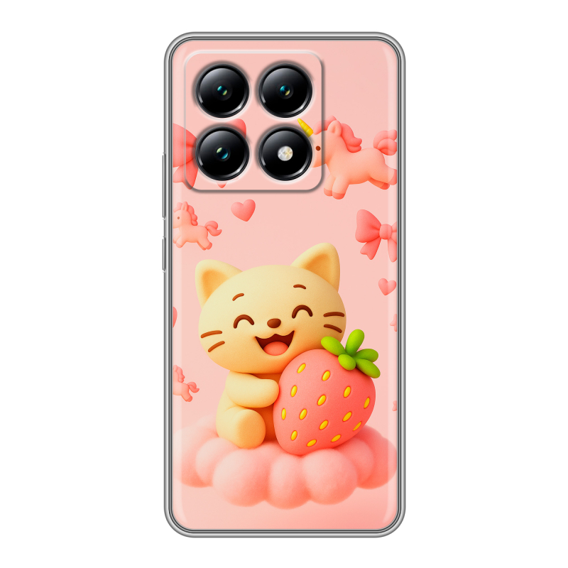 Силиконовый чехол на Xiaomi 14T с принтом для девочек Силиконовый чехол на Xiaomi 14T с принтом для девочек