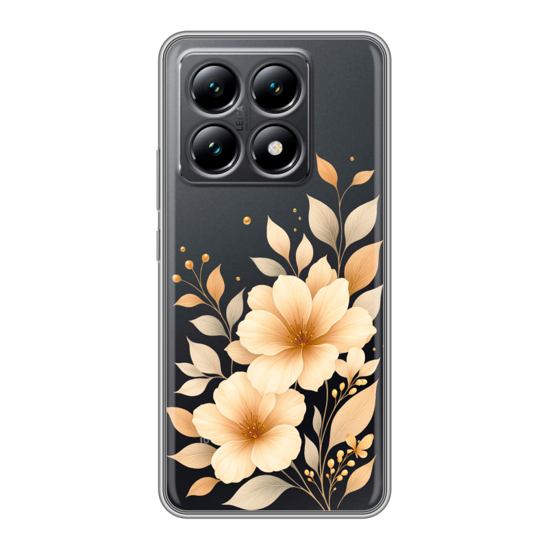 Силиконовый чехол на Xiaomi 14T с принтом для девушки Силиконовый чехол на Xiaomi 14T с принтом для девушки
