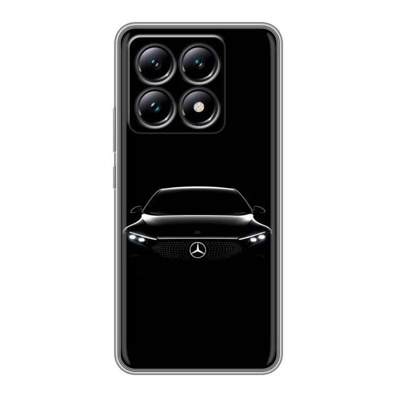 Силиконовый чехол на Xiaomi 14T с принтом Mercedes Мерседес Силиконовый чехол на Xiaomi 14T с принтом Mercedes Мерседес