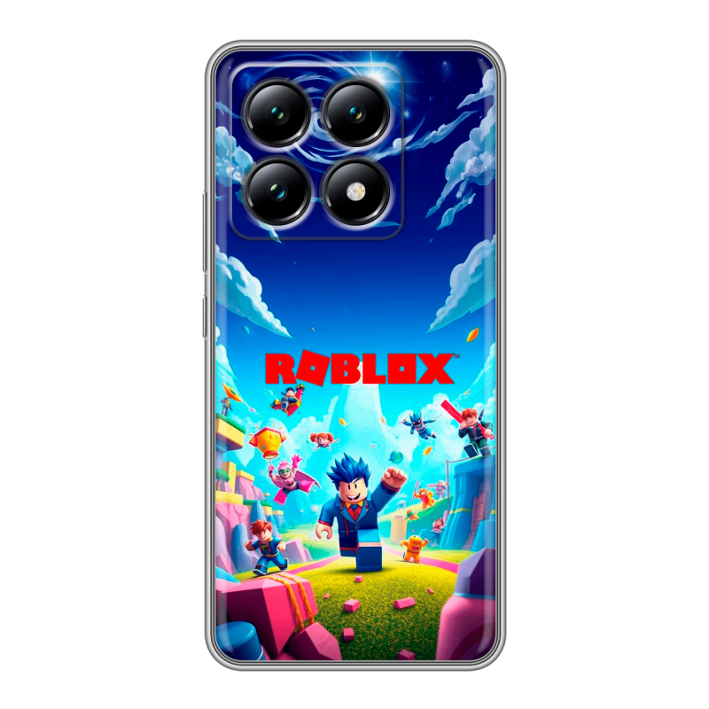 Силиконовый чехол на Xiaomi 14T с принтом Roblox Роблокс Силиконовый чехол на Xiaomi 14T с принтом Roblox Роблокс
