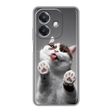 Силиконовый чехол на OPPO A3 4G с принтом Коты Силиконовый чехол на OPPO A3 4G с принтом Коты