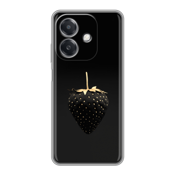 Силиконовый чехол на OPPO A3 4G с принтом Черная клубника Силиконовый чехол на OPPO A3 4G с принтом Черная клубника