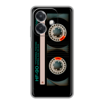 Силиконовый чехол на OPPO A3 4G с принтом Кассета Силиконовый чехол на OPPO A3 4G с принтом Кассета