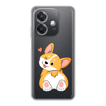 Силиконовый чехол на OPPO A3 4G с принтом Корги Силиконовый чехол на OPPO A3 4G с принтом Корги