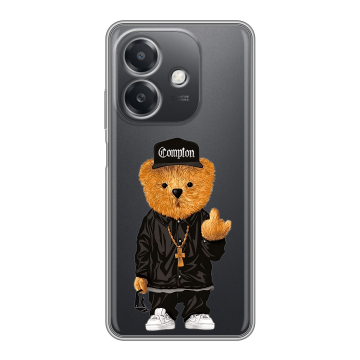 Силиконовый чехол на OPPO A3 4G с принтом Плюшевый медведь Силиконовый чехол на OPPO A3 4G с принтом Плюшевый медведь