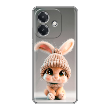 Силиконовый чехол на OPPO A3 4G с принтом Кролик Силиконовый чехол на OPPO A3 4G с принтом Кролик