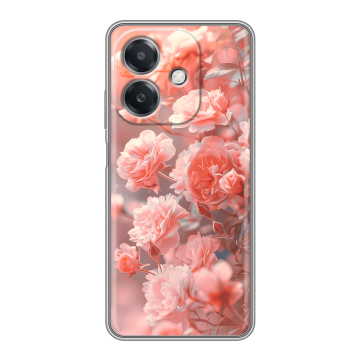 Силиконовый чехол на OPPO A3 4G с принтом Розы цветы