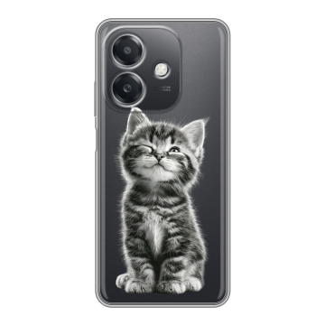 Силиконовый чехол на OPPO A3 4G с принтом Котенок Силиконовый чехол на OPPO A3 4G с принтом Котенок