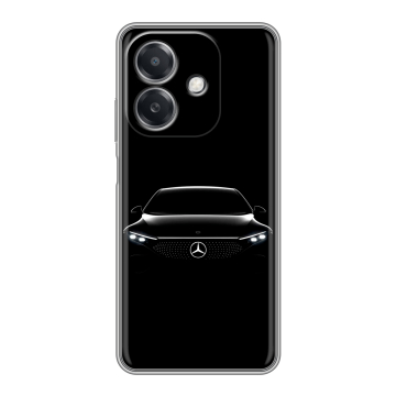 Силиконовый чехол на OPPO A3 4G с принтом Mercedes Мерседес Силиконовый чехол на OPPO A3 4G с принтом Mercedes Мерседес