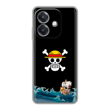 Силиконовый чехол на OPPO A3 4G с принтом One Piece Ван Пис