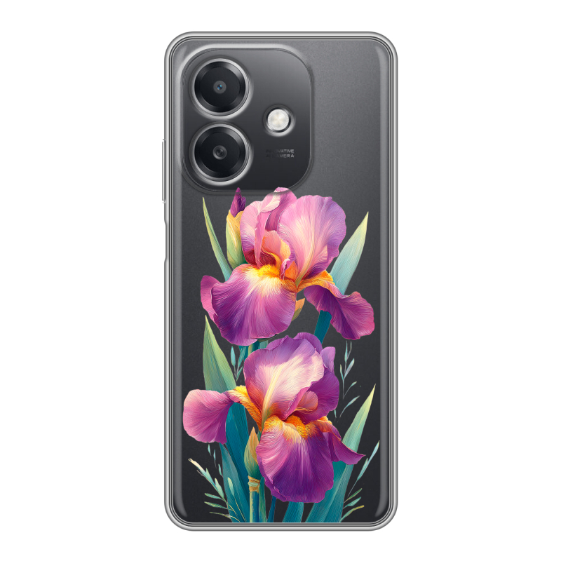 Силиконовый чехол на OPPO A3 4G с принтом Цветы орхидеи Силиконовый чехол на OPPO A3 4G с принтом Цветы орхидеи