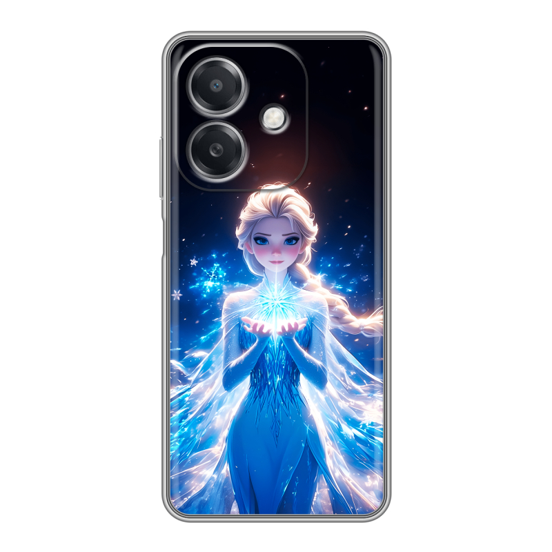 Силиконовый чехол на OPPO A3 4G с принтом Холодное сердце Frozen Силиконовый чехол на OPPO A3 4G с принтом Холодное сердце Frozen