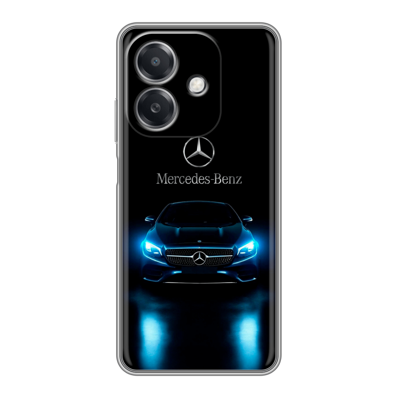 Силиконовый чехол на OPPO A3 4G с принтом Mercedes Мерседес Силиконовый чехол на OPPO A3 4G с принтом Mercedes Мерседес