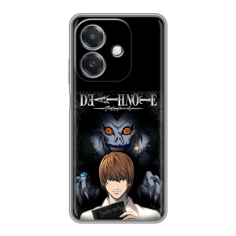 Силиконовый чехол на OPPO A3 4G с принтом Death note Тетрадь смерти Силиконовый чехол на OPPO A3 4G с принтом Death note Тетрадь смерти