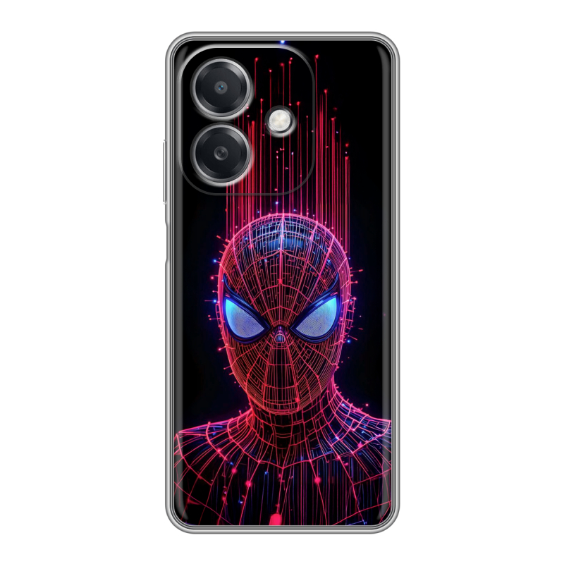 Силиконовый чехол на OPPO A3 4G с принтом Spiderman Человек паук Силиконовый чехол на OPPO A3 4G с принтом Spiderman Человек паук