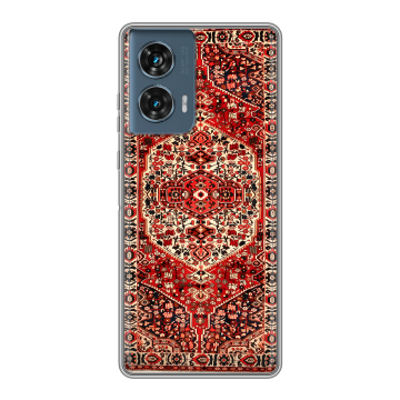 Силиконовый чехол на Motorola Edge 50 Fusion с принтом Ковер