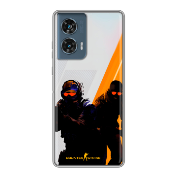 Силиконовый чехол на Motorola Edge 50 Fusion с принтом Контер страйк Counter strike Силиконовый чехол на Motorola Edge 50 Fusion с принтом Контер страйк Counter strike