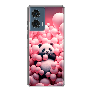 Силиконовый чехол на Motorola Edge 50 Fusion с принтом Панда Силиконовый чехол на Motorola Edge 50 Fusion с принтом Панда