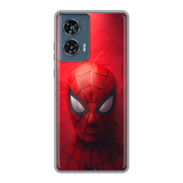 Силиконовый чехол на Motorola Edge 50 Fusion с принтом Spiderman Человек паук Силиконовый чехол на Motorola Edge 50 Fusion с принтом Spiderman Человек паук