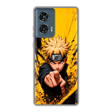 Силиконовый чехол на Motorola Edge 50 Fusion с принтом Naruto Наруто Силиконовый чехол на Motorola Edge 50 Fusion с принтом Naruto Наруто