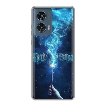 Силиконовый чехол на Motorola Edge 50 Fusion с принтом Harry Potter Гарри Поттер Силиконовый чехол на Motorola Edge 50 Fusion с принтом Harry Potter Гарри Поттер