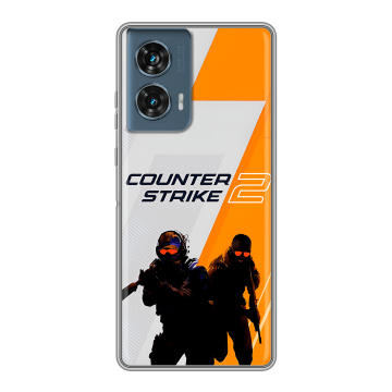Силиконовый чехол на Motorola Edge 50 Fusion с принтом Counter Strike Силиконовый чехол на Motorola Edge 50 Fusion с принтом Counter Strike