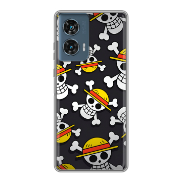 Силиконовый чехол на Motorola Edge 50 Fusion с принтом One Piece Ван Пис