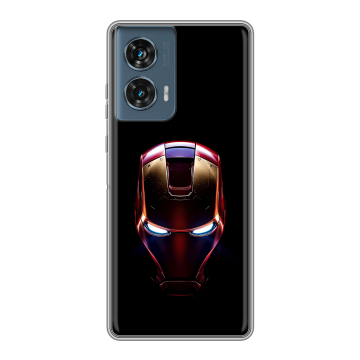 Силиконовый чехол на Motorola Edge 50 Fusion с принтом IronMan Железный человек Силиконовый чехол на Motorola Edge 50 Fusion с принтом IronMan Железный человек