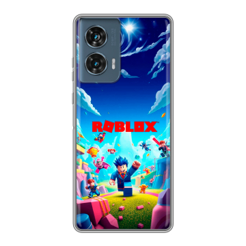 Силиконовый чехол на Motorola Edge 50 Fusion с принтом Roblox Роблокс Силиконовый чехол на Motorola Edge 50 Fusion с принтом Roblox Роблокс