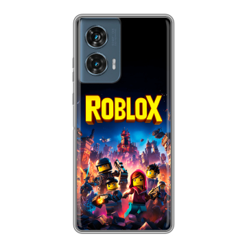 Силиконовый чехол на Motorola Edge 50 Fusion с принтом Roblox Роблокс Силиконовый чехол на Motorola Edge 50 Fusion с принтом Roblox Роблокс